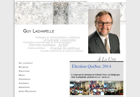 Site web de Guy Lachapelle.